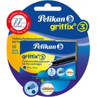 Pelikan T1RB - Blækpatron - ikke-permanent - blå (pakke med 10)