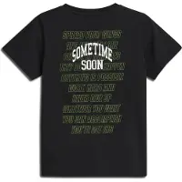 SOMETIME SOON Shirts 'Empower' grøn / sort / hvid