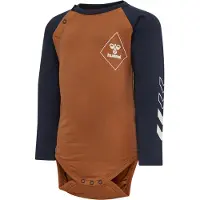 Hummel Body l/æ - HmlCeasar - Sierra-Navy - - 74 - Body L/Æ