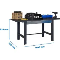 Simonwork (bancos De Trabajo) Bt6 Box Arbejdsbord 830x1500x730 Mm