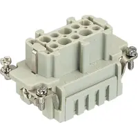 Harting 09330102716 Tilslutningsindsats Han E 10 + PE Clipstrækfjeder 1 stk