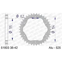 Afam 51803 Bagtandhjul