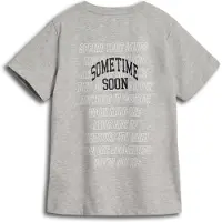 SOMETIME SOON Shirts 'Empower' grå-meleret / sort / hvid