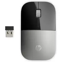 HP Z3700 - Mus - blå LED - trådløs - 2.4 GHz - trådløs modtager (USB) - sølv - for Pavilion 24, 27, 32, 510, 590, 595, TP01