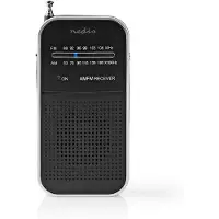 Nedis RDFM1110SI - Privat radio - 0.5 Watt - sort, sølv