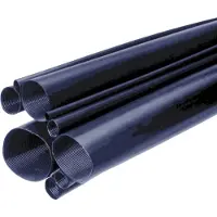 3M TE100037585, Varmekrympet rør, Sort, Polyolefin, 1 mm, 2,7 cm, 8 mm