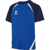 Hummel Trænings T-Shirt hmlLEAD 2.0 - Ægte blå/Navy/Hvid Børn, størrelse 164 cm