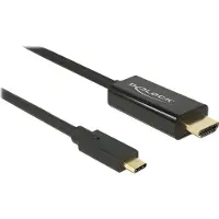 DeLOCK USB Type-C til HDMI-kabel (DP Alt Mode), 4K 60 Hz, 2 m