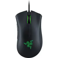 Razer DeathAdder Essential - Black - Gaming Mus - Optisk - 5 knapper - Sort med grønt lys
