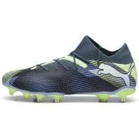 Puma FUTURE 7 MATCH FG/AG Football Boots Unisex, Shoes, Gray Skies/White/Fizzy Apple, 47
