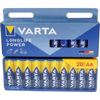 Varta Longlife Power batteri - AA 20 pk.