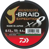 Daiwa J´braid Exp X8 300 M Flettet Fiskesnøre