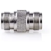 Nedis Satellit/antenneadapter N-type Hun Til N-type Hun Nikkelbelagt 50 Ohm Lige Metal