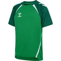 Hummel Trænings T-Shirt hmlLEAD 2.0 - Grøn/Grøn/Hvid Børn, størrelse 152 cm
