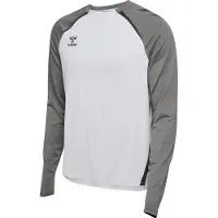 Hummel Sportsweatshirt 'Lead 2.0' grå / sort / hvid