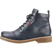 Rieker Snørestøvletter navy / carminrød