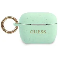 GUESS GUACAPSILGLGN AirPods Pro cover green/green Silicone Glitter
