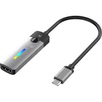 J5CREATE JCA157 - Videoadapter - USB-C han til HDMI hun - 10 cm - afskærmet - rumgrå/sort - 4K144 Hz (3840 x 2160) support, 8K60 Hz (7680 x 4320) support