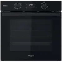 Whirlpool Elements Steam OMSR58RU1SB, Medium, Elektrisk ovn, 71 L, 71 L, Blæsertvungen, 2200 W