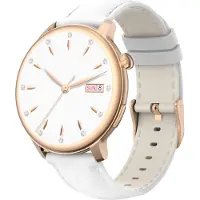 INF Smartwatch med puls-, blodtryks- og iltmåling White