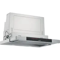 Bosch Serie | 8 DFS067K51 - Hætte - teleskopisk - Niche - bredde: 52.4 cm - dybde: 29 cm - udtrækning og recirkulation (-) - med intern motor - rustfrit stål