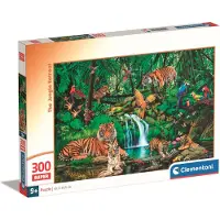 Clementoni Jigsaw Puzzle Super Color The Jungle Retreat 300pcs. Floor