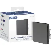 Aqara Smart Wall Switch H1 (with neutral) - Single Rocker Grey