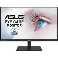 Asus VA27DQSB - LED-skærm - 27 - 1920 x 1080 Full HD (1080p) @ 75 Hz - IPS - 250 cd/m² - 1000:1 - 5 ms - HDMI, VGA, DisplayPort - højtalere - sort