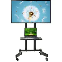 Macleans Mc-739 32-65´´ Max 40kg Tv-bord Med Hjul