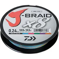 Daiwa J-braid 8 Flettet Fiskesnøre 300 M