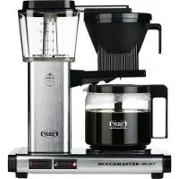 Moccamaster KBG Select Yellow Pepper, Dråbe kaffemaskine, 1,25 L, Malet kaffe, 1520 W, Sort, Gul