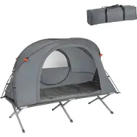 SoBuy Campingseng med tagtelt OGS60-HG