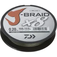 Daiwa J-braid 8 Flettet Fiskesnøre 300 M