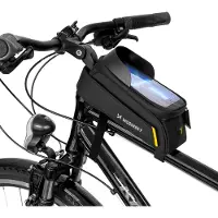 Wozinsky cykeltaske med telefonhylster 1 l sort (WBB25BK)