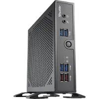 Shuttle XPC slim DS50U3 - Barebone - Slim-PC 1 x Core i3 i3-1315U / op til 4.5 GHz - RAM 0 GB - UHD Graphics - Gigabit Ethernet, 2.5 Gigabit Ethernet - sort