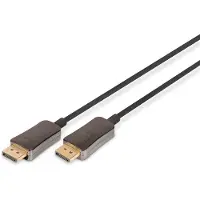 Digitus DisplayPort AOC Hybrid Fiber Optic Cable, UHD 8K, 10 m