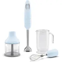 Smeg 50's Style stavblender sæt 4 dele Pastell blue