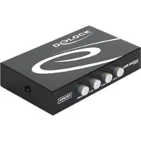 DeLOCK manuel USB-switch 4-port / USB 2.0-switch til fire computere