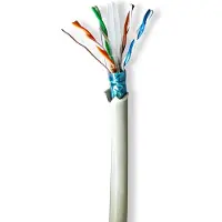 Nedis Stranded F/utp Copper 50 M Indoor Lszh Cat6-hjul Netværkskabel