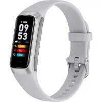 INF Smartwatch med puls- og blodtryksmåler Silver