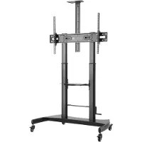 Techly ICA-TR36 TV-rullevogn 152,4 cm (60) - 254,0 cm (100) Højdeindstilling, Vippebar