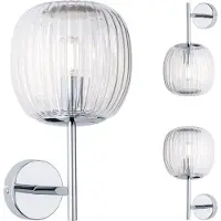 Paulmann Ruya 71140 Vægbelysning E14 Glas, Krom