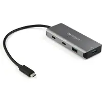 StarTech.com 4 -Port USB-C Hub (10Gbps) with 2x USB-A & 2x USB-C - hub - 4 ports USB hub - 4 ports - Grå