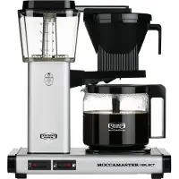 Moccamaster KBG 741, Dråbe kaffemaskine, 1,25 L, 1520 W, Sort, Rustfrit stål
