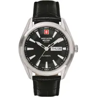 Swiss Alpine Military Herreur 7090.2537 Alpine by Grovana Blå/Læder