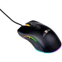 24hShop No Fear Gaming Mouse med USB, RGB & 7200dpi