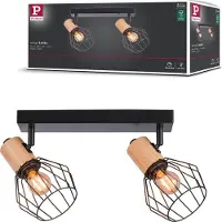 Paulmann Lanka, Indbygget lysplade, E14, 2 pære(r ), 20 W, 230 V, Sort