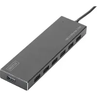 Digitus 7-ports Usb 3.0-hub Med 5v/ Strømforsyning Adapter 3.5a