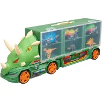 Teamsterz Beast Machines Triceratops Transporter and 3 toy cars