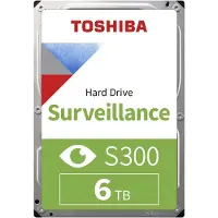 Toshiba S300 Surveillance - Harddisk - 6 TB - intern - 3.5 - SATA 6Gb/s - 5400 rpm - buffer: 256 MB